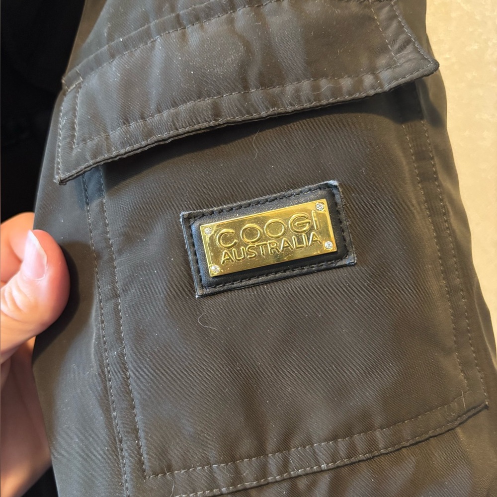 COOGI | Black Jacket with Gold Logo | Size 3X - Picture 3 of 10
